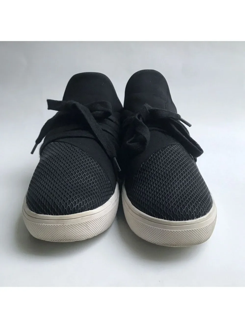 Steve Madden Lancer Black Sneakers 8.5 M
